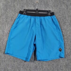 prAna Shorts Mens‎ Large Blue Breathe Recycled Polyester Athletic Swim Trunks